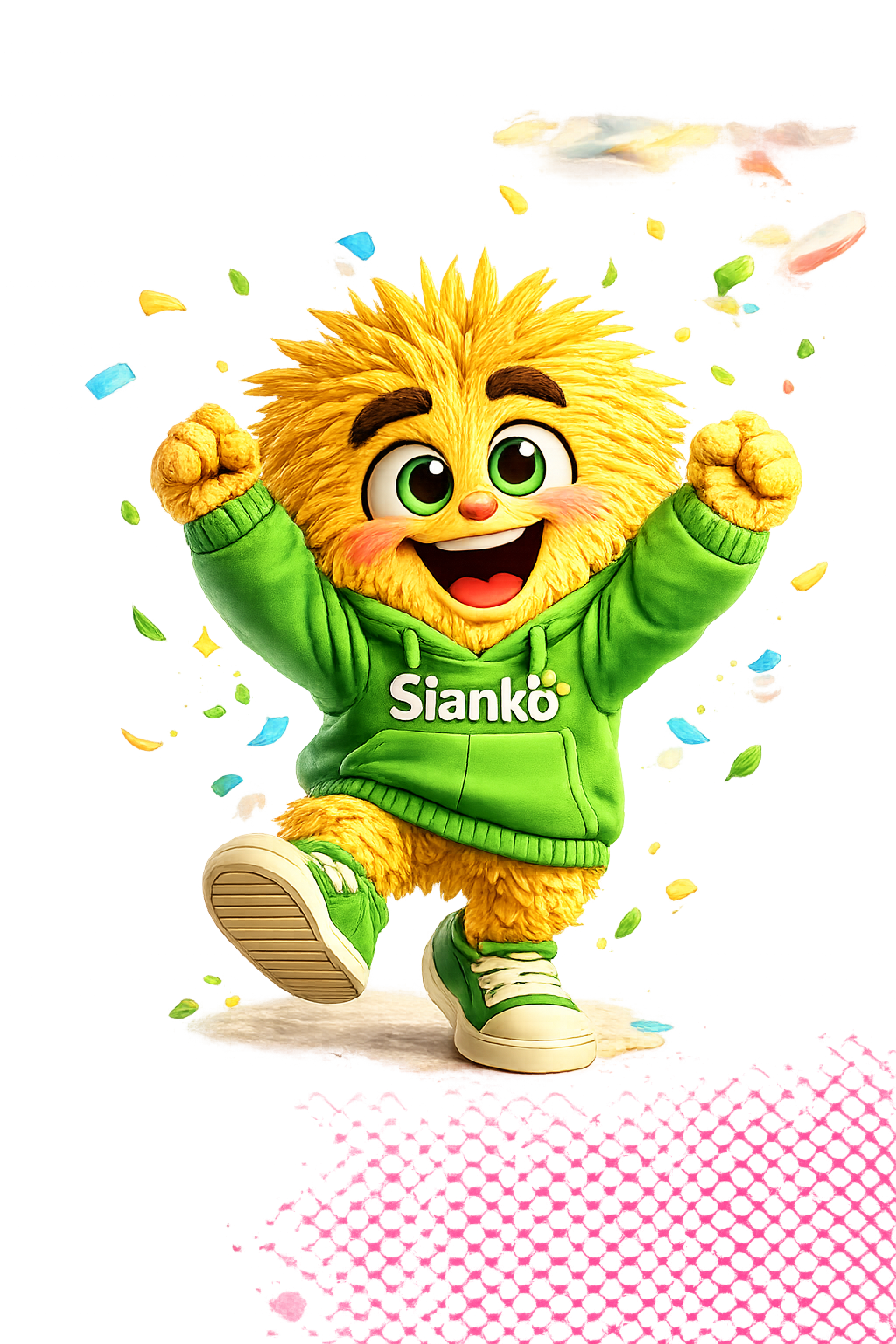 Sianko maskotka — świętowanie